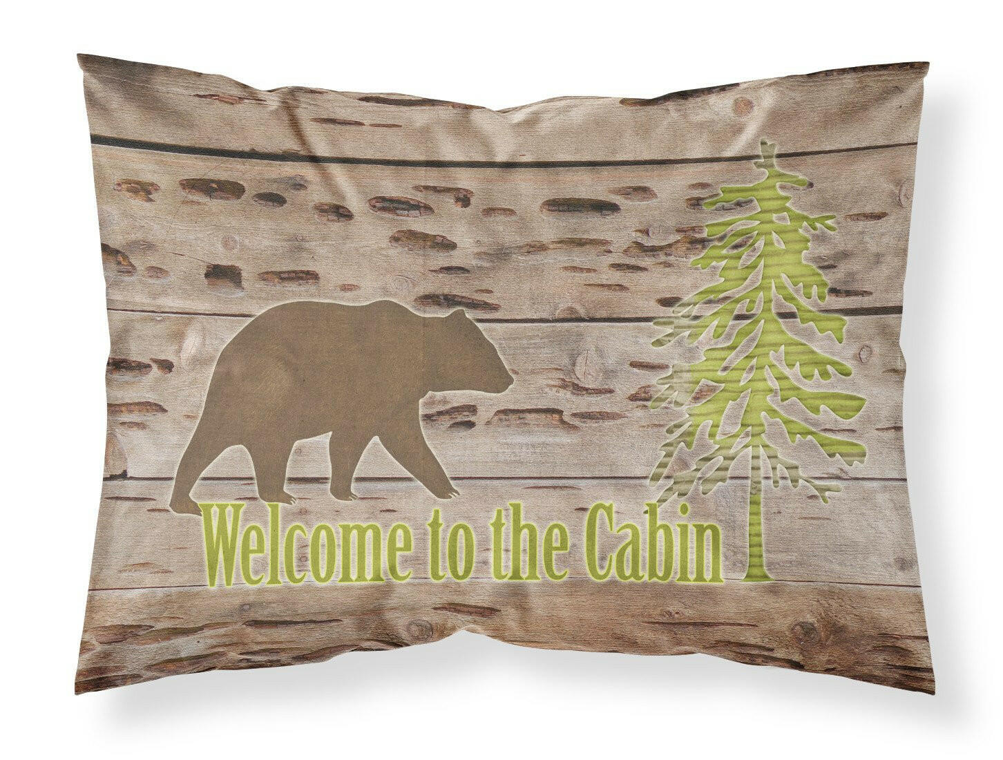 Welcome to the Cabin Standard Pillowcase Lightweight Super Soft Easy Care Decorative Artwork Pillowcase, Standard