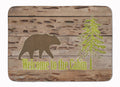 Welcome to the Cabin Memory Foam Kitchen Mat Machine Washable Anti-Fatigue Cushion Comfort Bath or Kitchen Rug