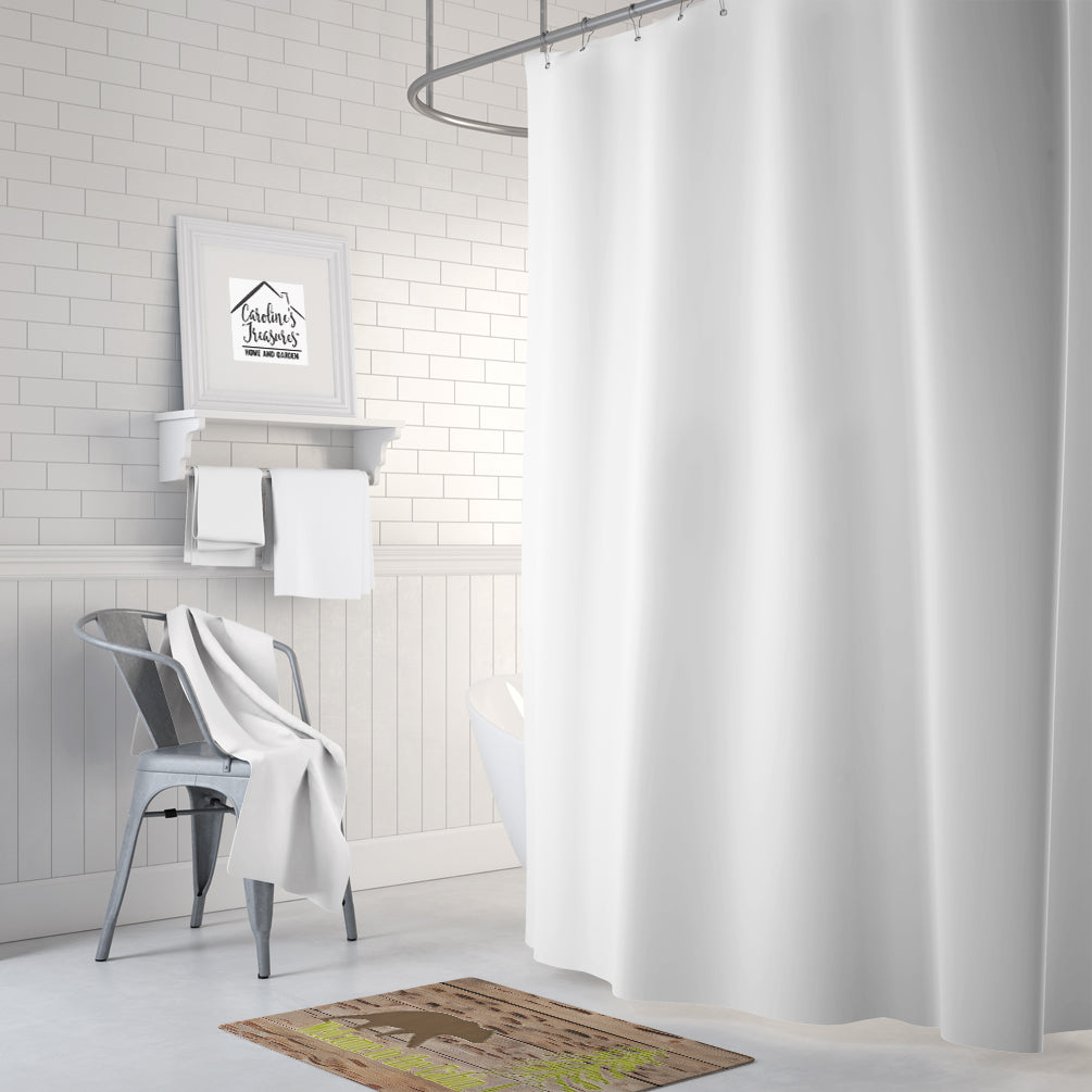 Welcome to the Cabin Memory Foam Kitchen Mat Machine Washable Anti-Fatigue Cushion Comfort Bath or Kitchen Rug