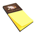 Welcome to the Farm with the pig and chicken Watercolor Sticky Note Holder Refillable Dispenser Desk Accessory 3x3 Pad Gift