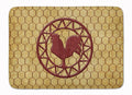 Rooster Chicken Coop Memory Foam Kitchen Mat Machine Washable Anti-Fatigue Cushion Comfort Bath or Kitchen Rug