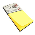 Pots and Pans Welcome Watercolor Sticky Note Holder Refillable Dispenser Desk Accessory 3x3 Pad Gift