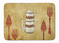 Teapot Welcome Memory Foam Kitchen Mat Machine Washable Anti-Fatigue Cushion Comfort Bath or Kitchen Rug