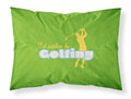 I'd rather be Golfing Man on Green Standard Pillowcase Lightweight Super Soft Easy Care Decorative Artwork Pillowcase, Standard