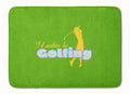 I'd rather be Golfing Woman on Green Memory Foam Kitchen Mat Machine Washable Anti-Fatigue Cushion Comfort Bath or Kitchen Rug