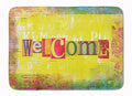 Artsy Welcome Memory Foam Kitchen Mat Machine Washable Anti-Fatigue Cushion Comfort Bath or Kitchen Rug