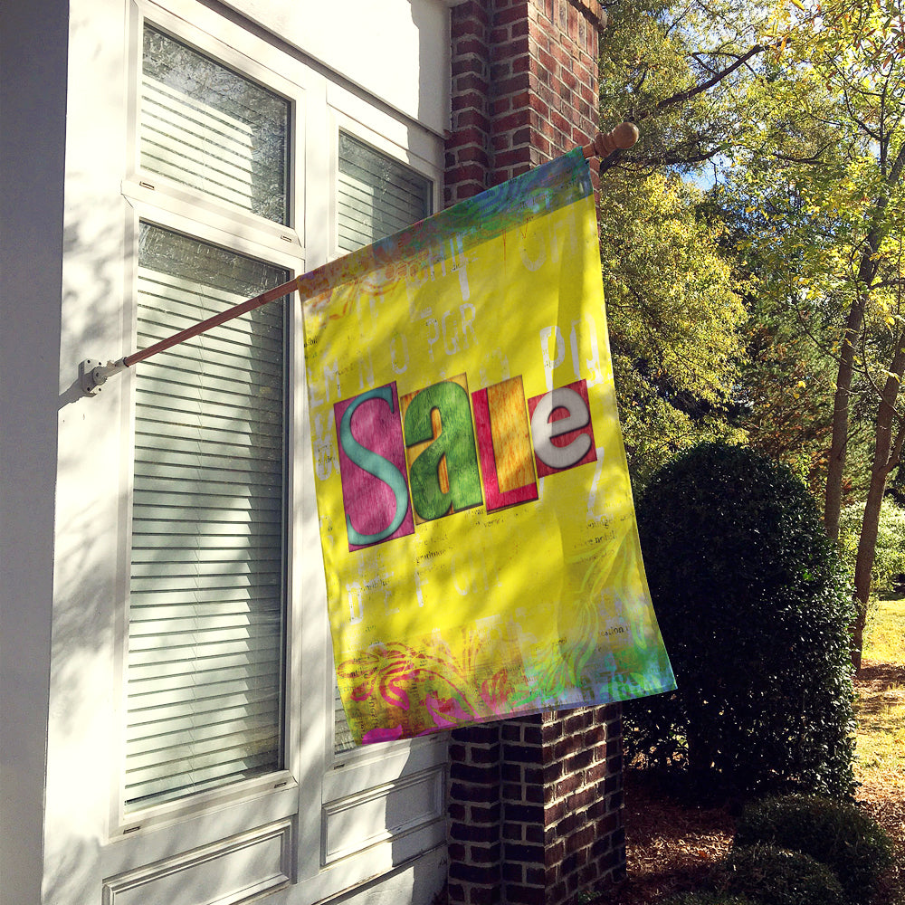 Artsy SALE House Flag 28x40 Porch Sleeve Pole Decorative Outside Yard Banner Artwork Wall Hanging, Polyester