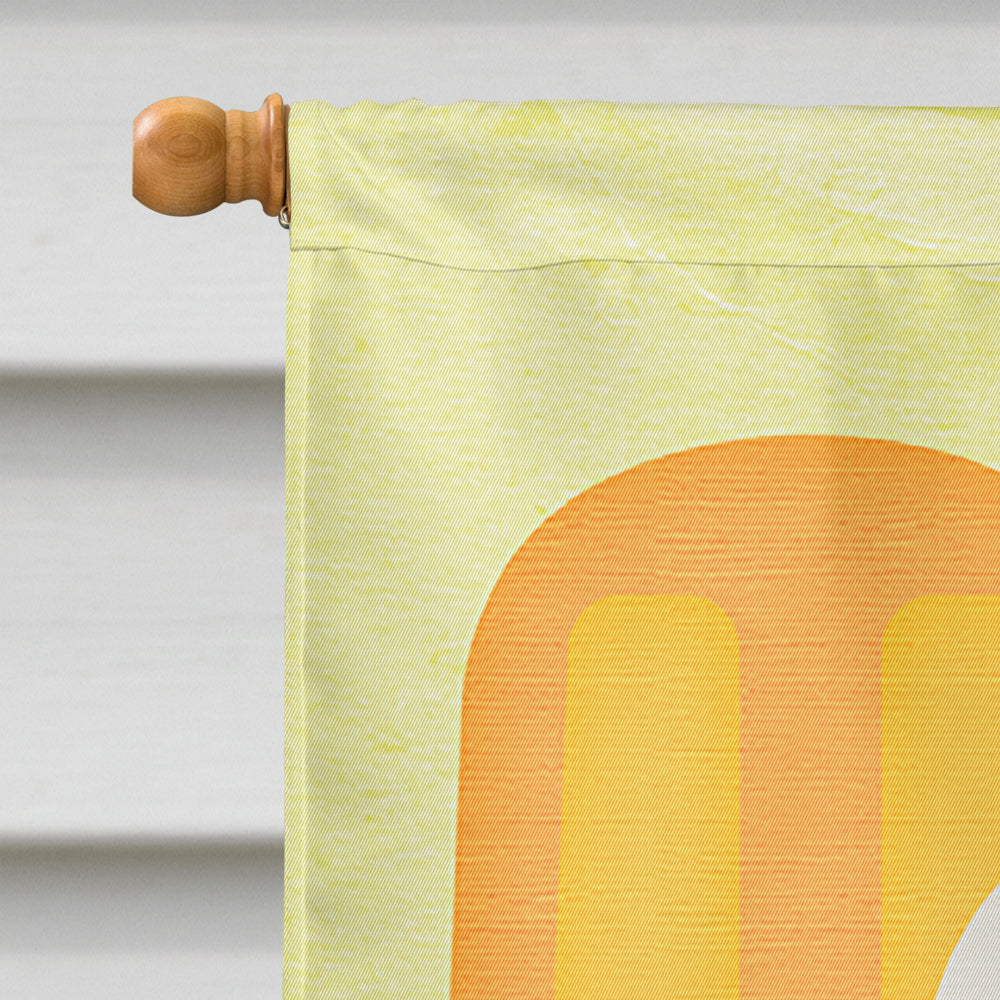 Summer Treats House Flag 28x40 Porch Sleeve Pole Decorative Outside Yard Banner Artwork Wall Hanging, Polyester