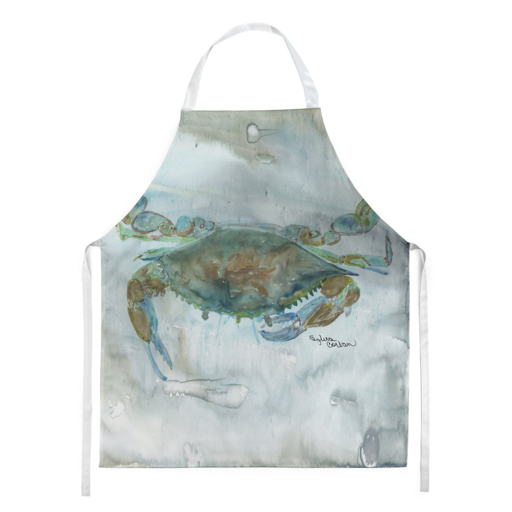 Crab a leg up Watercolor Apron Cooking Kitchen Server Baking Crafts Gardening for Adult Women Men, Unisex, Large, Multicolor