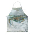 Crab a leg up Watercolor Apron Cooking Kitchen Server Baking Crafts Gardening for Adult Women Men, Unisex, Large, Multicolor
