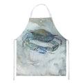 Blue Crab Watercolor Apron Cooking Kitchen Server Baking Crafts Gardening for Adult Women Men, Unisex, Large, Multicolor