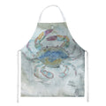 Female Blue Crab Watercolor Apron Cooking Kitchen Server Baking Crafts Gardening for Adult Women Men, Unisex, Large, Multicolor