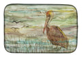 Brown Pelican Sunset Dish Drying Mat Absorbent Dish Drying Mat Pad for Kitchen Counter Dish Drainer Mat for Countertop, 14 x 21", Multicolor