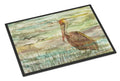 Brown Pelican Sunset Doormat Indoor Outdoor 18H X 27W Front Door Mat Rugs for Entryway, Non Slip Washable