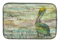 Pelican Sunset Dish Drying Mat Absorbent Dish Drying Mat Pad for Kitchen Counter Dish Drainer Mat for Countertop, 14 x 21", Multicolor