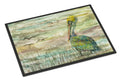Pelican Sunset Doormat Indoor Outdoor 18H X 27W Front Door Mat Rugs for Entryway, Non Slip Washable