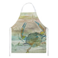 Blue Crab Sunset Apron Cooking Kitchen Server Baking Crafts Gardening for Adult Women Men, Unisex, Large, Multicolor