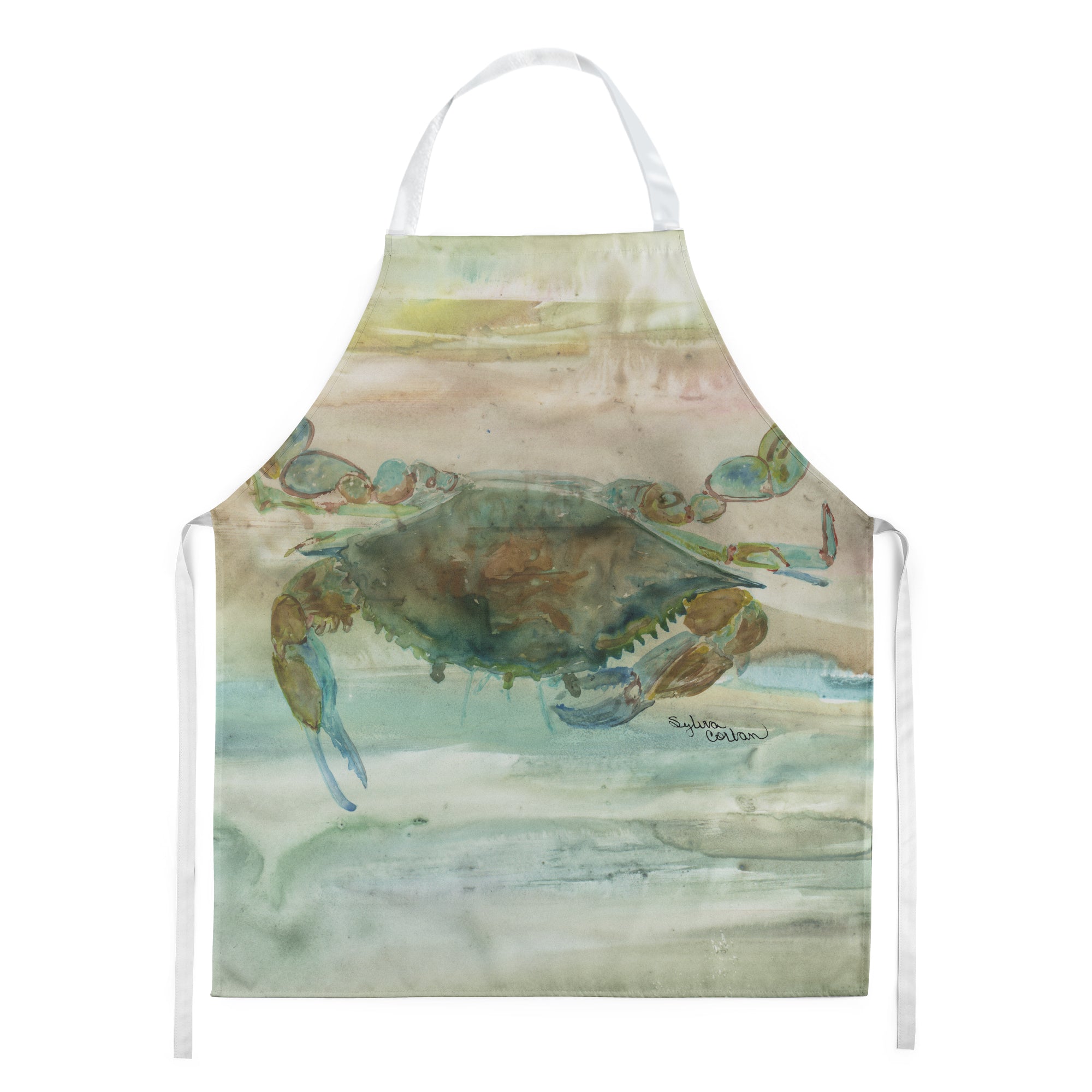 Crab a leg up Sunset Apron Cooking Kitchen Server Baking Crafts Gardening for Adult Women Men, Unisex, Large, Multicolor
