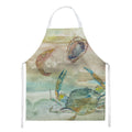 Crab, Shrimp and Oyster Sunset Apron Cooking Kitchen Server Baking Crafts Gardening for Adult Women Men, Unisex, Large, Multicolor
