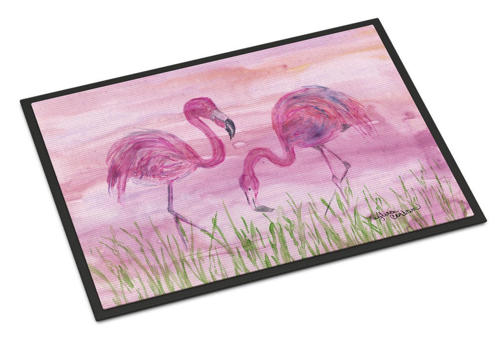 Flamingos Doormat Indoor Outdoor 18H X 27W Front Door Mat Rugs for Entryway, Non Slip Washable