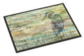 Blue Heron Sunset Doormat Indoor Outdoor 24H X 36W Front Door Mat Rugs for Entryway, Non Slip Washable Low Pile,