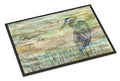Blue Heron Sunset Doormat Indoor Outdoor 18H X 27W Front Door Mat Rugs for Entryway, Non Slip Washable
