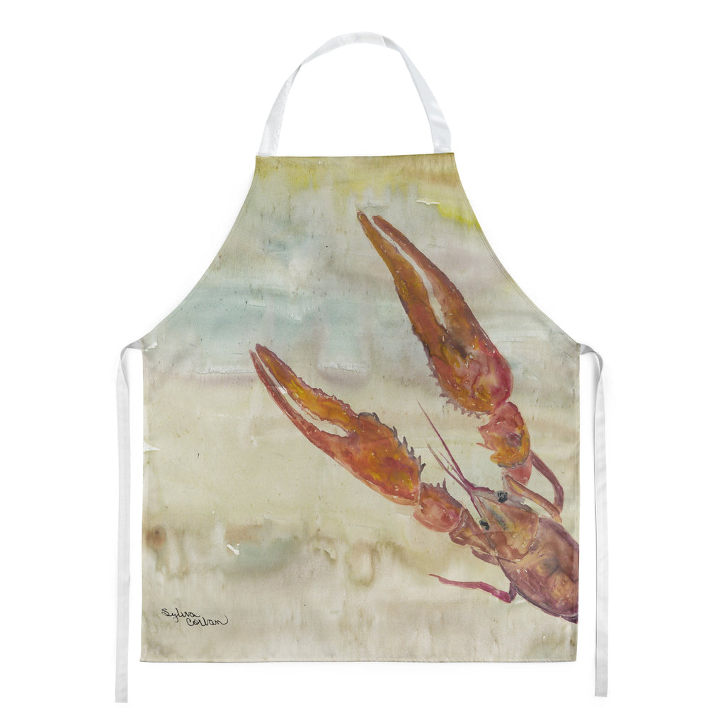 Crawfish Yellow Sky Apron Cooking Kitchen Server Baking Crafts Gardening for Adult Women Men, Unisex, Large, Multicolor