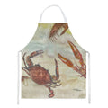 Crab, Shrimp, Oyster Yellow Sky Apron Cooking Kitchen Server Baking Crafts Gardening for Adult Women Men, Unisex, Large, Multicolor