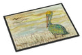 Pelican Yellow Sky Doormat Indoor Outdoor 24H X 36W Front Door Mat Rugs for Entryway, Non Slip Washable Low Pile,