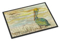 Pelican Yellow Sky Doormat Indoor Outdoor 18H X 27W Front Door Mat Rugs for Entryway, Non Slip Washable