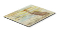 Brown Pelican Yellow Sky Mouse Pad, Heat Resistant Trivet Hot Pad , Non Slip Rubber Desk Mat, Kitchen Counter Protector, Home Office Decor Gift