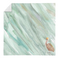 Brown Pelican on Sage Green Napkin Cloth Washable, Soft, Durable, Table Dinner Napkins Cloth for Hotel, Lunch, Restaurant, Weddings, Parties