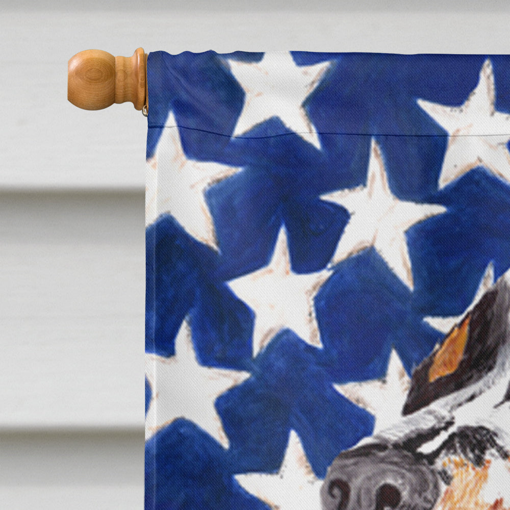 USA American Flag with Springer Spaniel House Flag 28x40 Porch Sleeve Pole Decorative Outside Yard Banner Artwork Wall Hanging, Polyester