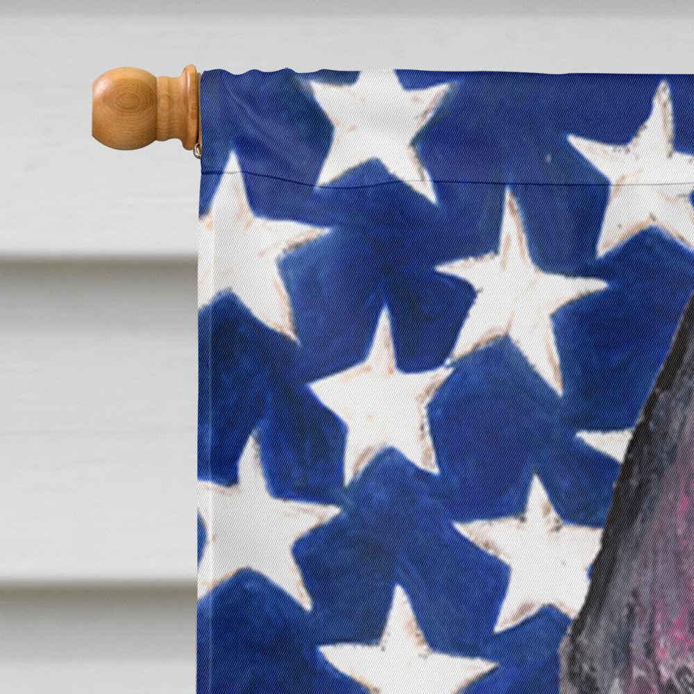 USA American Flag with Scottish Terrier House Flag 28x40 Porch Sleeve Pole Decorative Outside Yard Banner Artwork Wall Hanging, Polyester