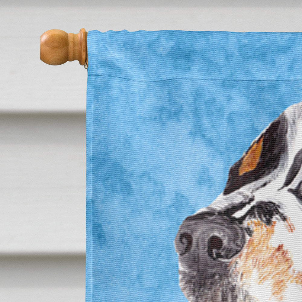 Springer Spaniel in Summer Flowers House Flag 28x40 Porch Sleeve Pole Decorative Outside Yard Banner Artwork Wall Hanging, Polyester