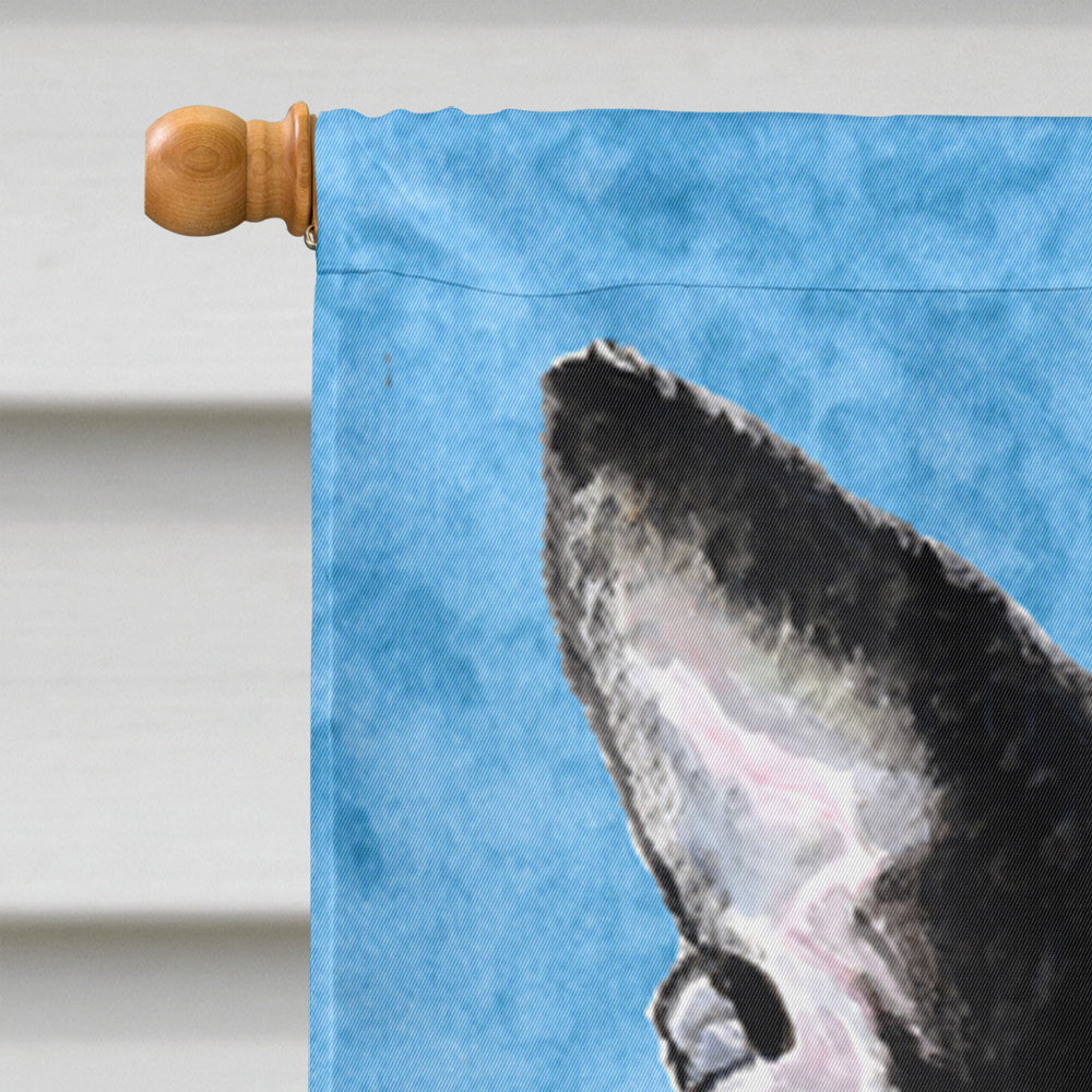 Boston Terrier in Summer Flowers House Flag 28x40 Porch Sleeve Pole Decorative Outside Yard Banner Artwork Wall Hanging, Polyester