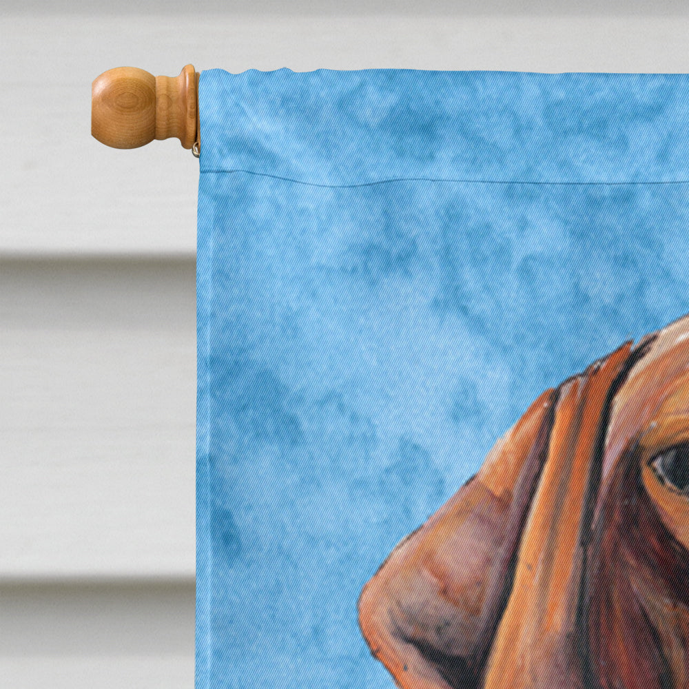 Vizsla in Summer Flowers House Flag 28x40 Porch Sleeve Pole Decorative Outside Yard Banner Artwork Wall Hanging, Polyester
