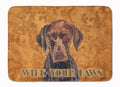 German Shorthaired Pointer Wipe your Paws Memory Foam Kitchen Mat Machine Washable Anti-Fatigue Cushion Comfort Bath or Kitchen Rug