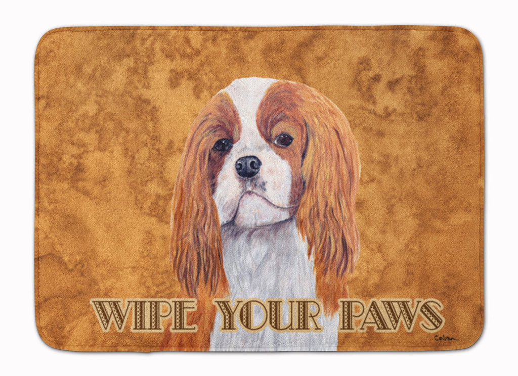 Cavalier Spaniel Wipe your Paws Memory Foam Kitchen Mat Machine Washable Anti-Fatigue Cushion Comfort Bath or Kitchen Rug