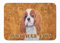 Cavalier Spaniel Wipe your Paws Memory Foam Kitchen Mat Machine Washable Anti-Fatigue Cushion Comfort Bath or Kitchen Rug