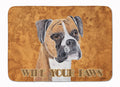Boxer Wipe your Paws Memory Foam Kitchen Mat Machine Washable Anti-Fatigue Cushion Comfort Bath or Kitchen Rug