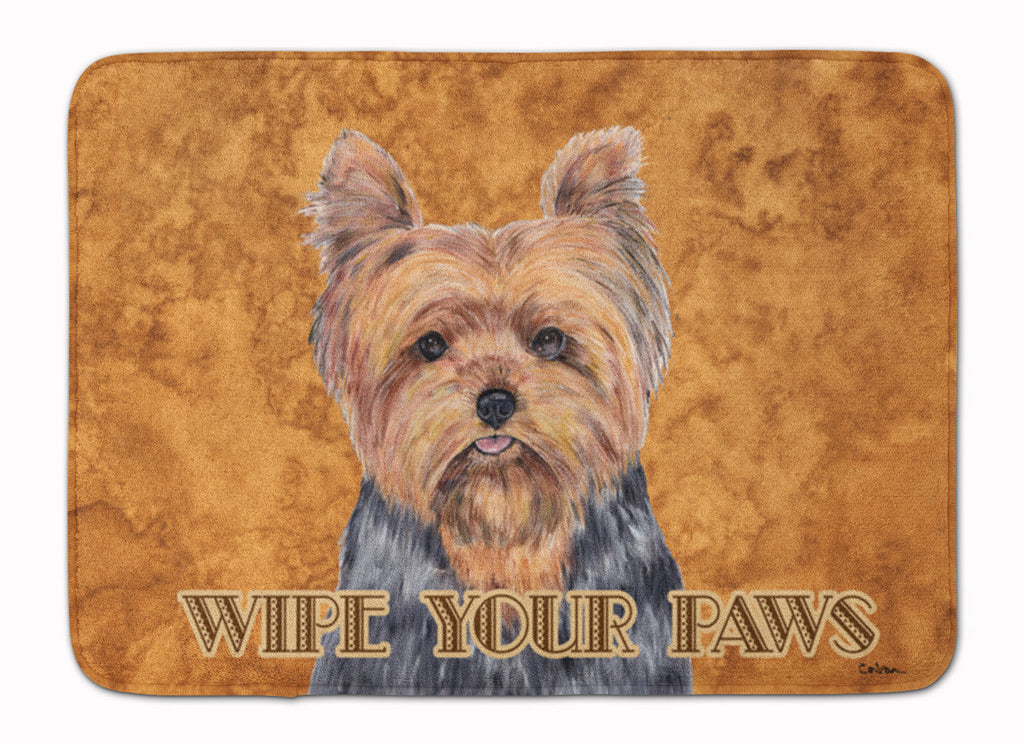 Yorkie Memory Foam Kitchen Mat Machine Washable Anti-Fatigue Cushion Comfort Bath or Kitchen Rug