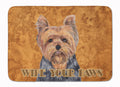 Yorkie Memory Foam Kitchen Mat Machine Washable Anti-Fatigue Cushion Comfort Bath or Kitchen Rug