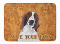 Springer Spaniel Wipe your Paws Memory Foam Kitchen Mat Machine Washable Anti-Fatigue Cushion Comfort Bath or Kitchen Rug