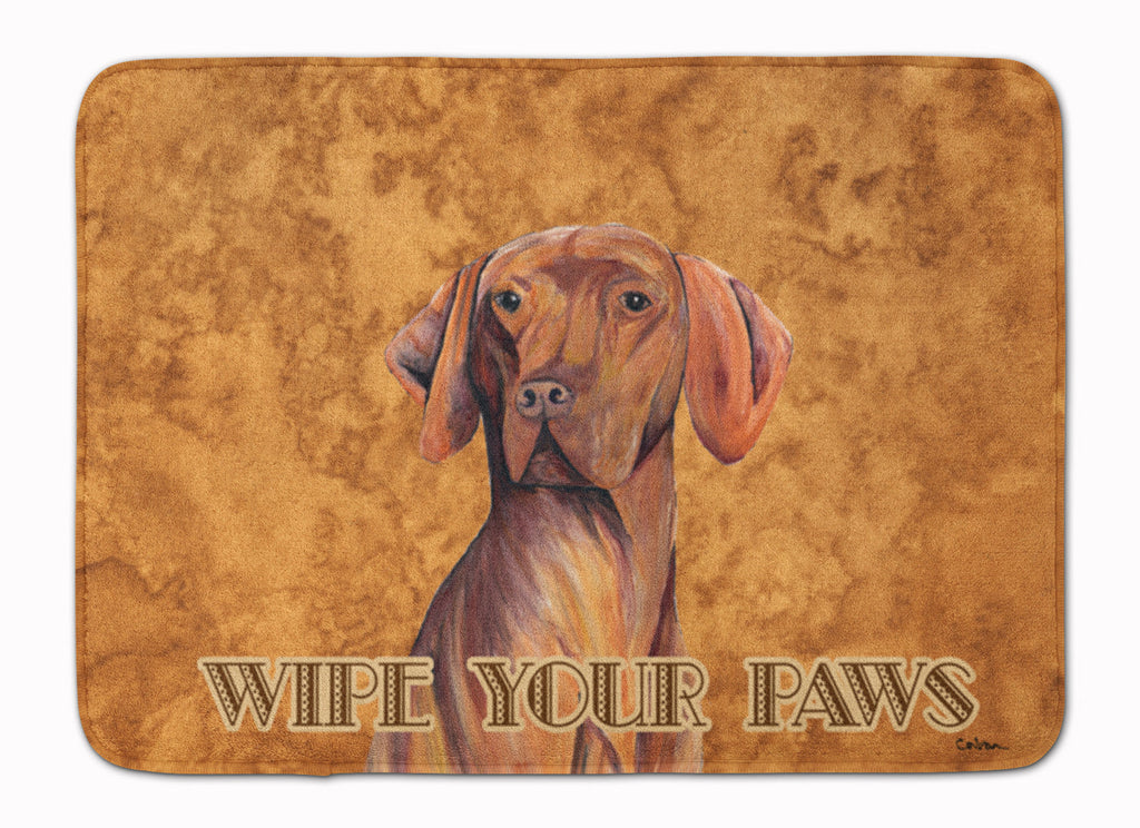 Vizsla Wipe your Paws Memory Foam Kitchen Mat Machine Washable Anti-Fatigue Cushion Comfort Bath or Kitchen Rug