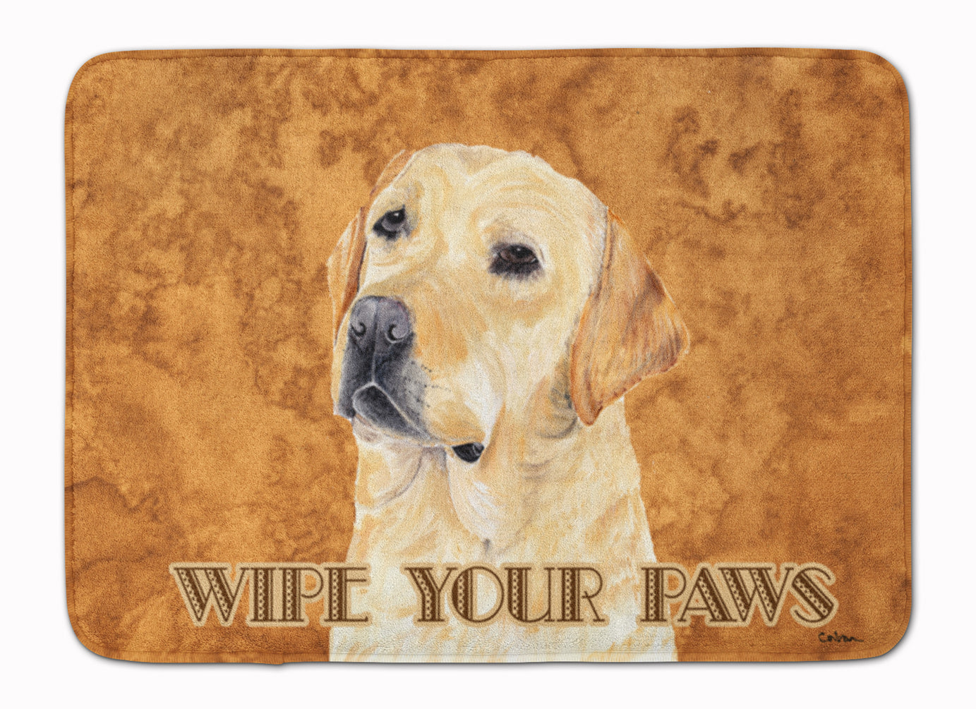 Labrador Wipe your Paws Memory Foam Kitchen Mat Machine Washable Anti-Fatigue Cushion Comfort Bath or Kitchen Rug