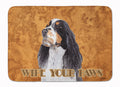Springer Spaniel Wipe your Paws Memory Foam Kitchen Mat Machine Washable Anti-Fatigue Cushion Comfort Bath or Kitchen Rug