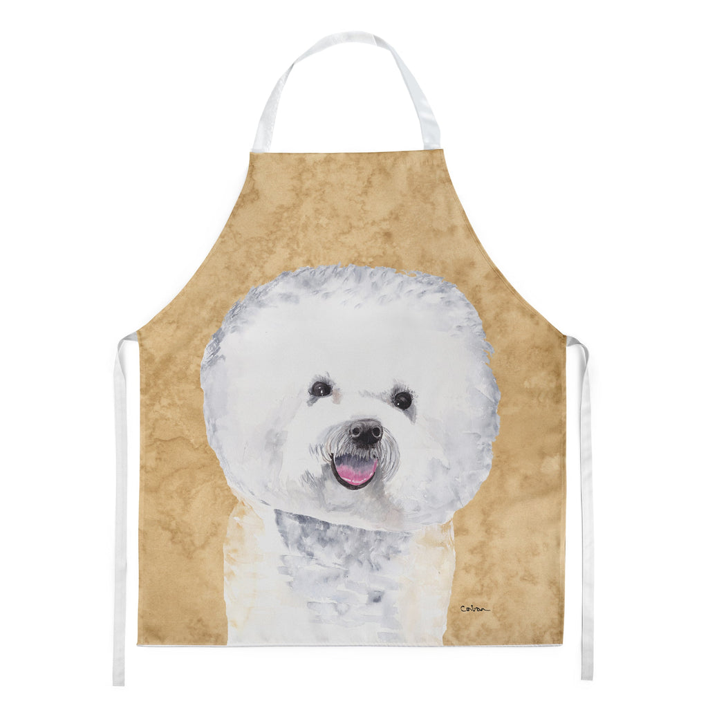 Bichon Frise Wipe your Paws Apron Cooking Kitchen Server Baking Crafts Gardening for Adult Women Men, Unisex, Large, Multicolor