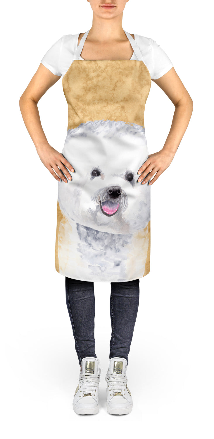 Bichon Frise Wipe your Paws Apron Cooking Kitchen Server Baking Crafts Gardening for Adult Women Men, Unisex, Large, Multicolor