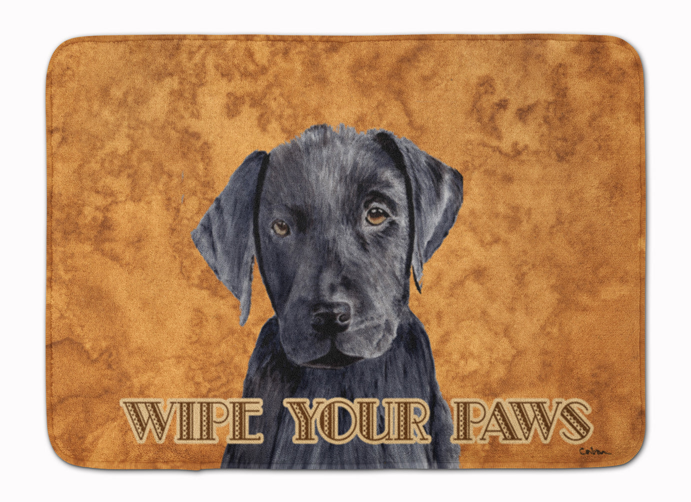 Labrador Wipe your Paws Memory Foam Kitchen Mat Machine Washable Anti-Fatigue Cushion Comfort Bath or Kitchen Rug
